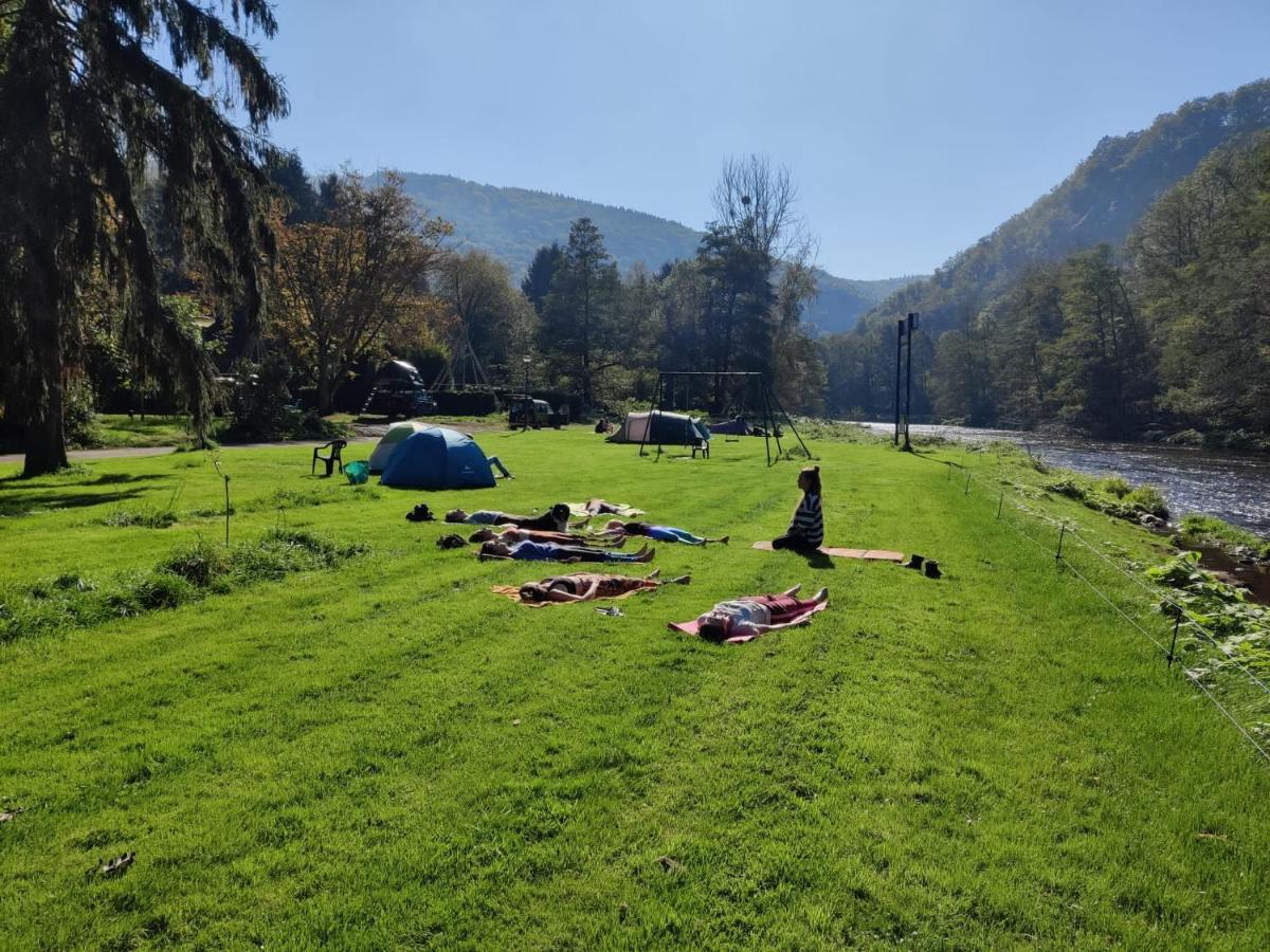 Arkeo - Luxury Tents And Cabins At The River Nonceveux Bagian luar foto