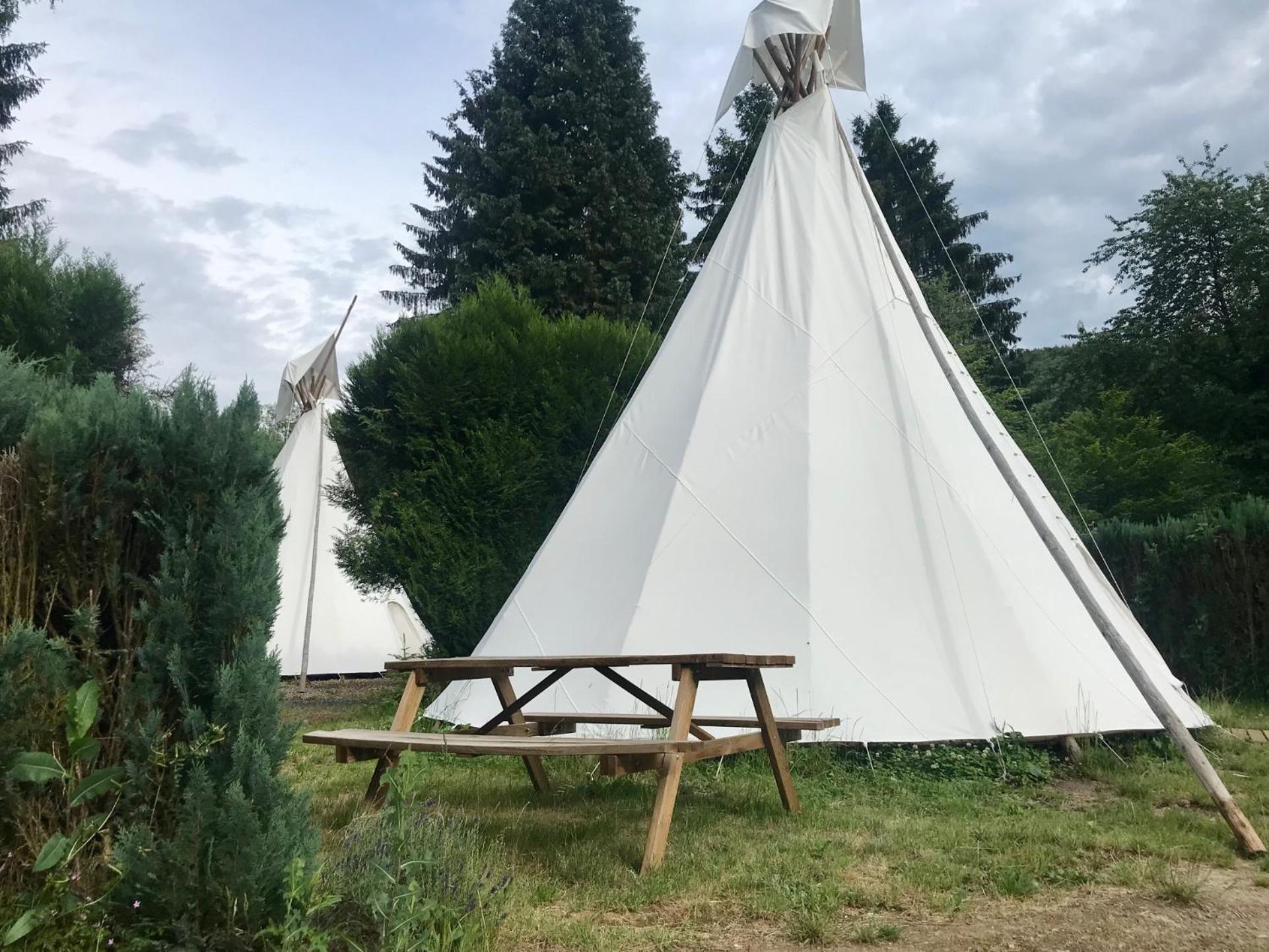 Arkeo - Luxury Tents And Cabins At The River Nonceveux Ruang foto